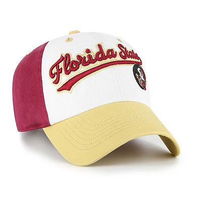 Youth '47 White Florida State Seminoles Scooter Clean Up Adjustable Hat
