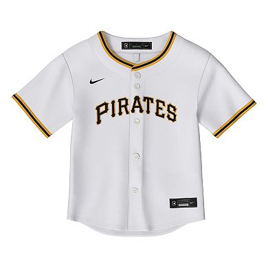 Infant Nike Paul Skenes White Pittsburgh Pirates Home Replica Jersey