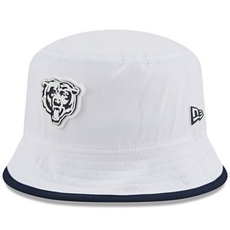 Men's New Era White Chicago Bears 2025 NFL Training Camp Stretch Bucket Hat