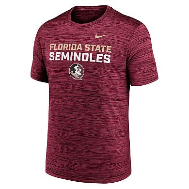 Men's Nike Garnet Florida State Seminoles Campus Center Stack Velocity Performance T-Shirt