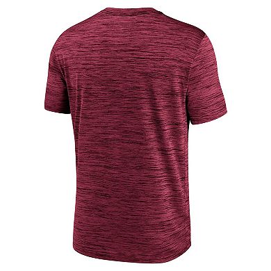 Men's Nike Garnet Florida State Seminoles Campus Center Stack Velocity Performance T-Shirt