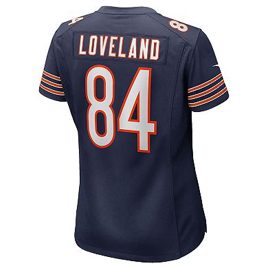 Women's Nike Colston Loveland Navy Chicago Bears Team Game Jersey