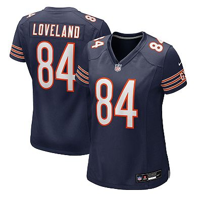 Women's Nike Colston Loveland Navy Chicago Bears Team Game Jersey