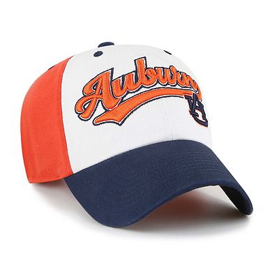 Youth '47 White Auburn Tigers Scooter Clean Up Adjustable Hat