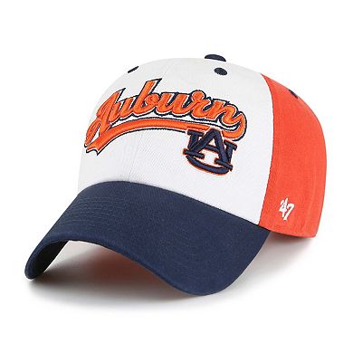 Youth '47 White Auburn Tigers Scooter Clean Up Adjustable Hat
