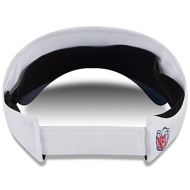 Men's New Era White/Navy Denver Broncos 2025 NFL Training Camp Adjustable Visor