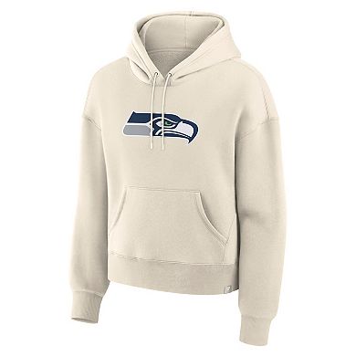 Women's Fanatics Cream Seattle Seahawks Dove Legacy Pullover Hoodie