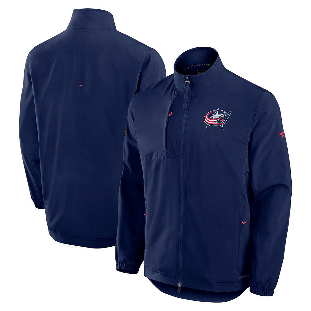 Men's Fanatics Navy Columbus Blue Jackets Authentic Pro Rink