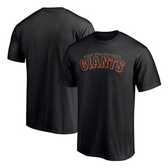 Men's Black San Francisco Giants Giants Alternate Club Lettering T-Shirt