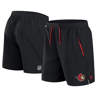 Men's Fanatics Black Ottawa Senators Authentic Pro Rink Performance Shorts