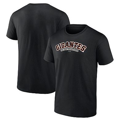 Men's Black San Francisco Giants Spanish Logo T-Shirt