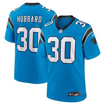 Men's Nike Chuba Hubbard Blue Carolina Panthers Alternate Game Jersey