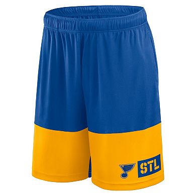 Men's Logo Athletic Blue St. Louis Blues Best of the Best Shorts