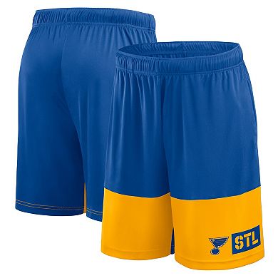 Men's Logo Athletic Blue St. Louis Blues Best of the Best Shorts