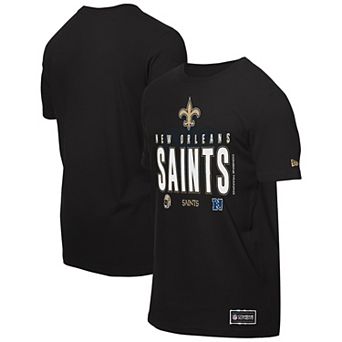 Men's New Era Black New Orleans Saints 2025 NFL Training Camp T-Shirt
