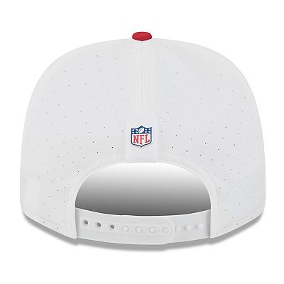 Men's New Era White/Scarlet San Francisco 49ers 2025 NFL Training
