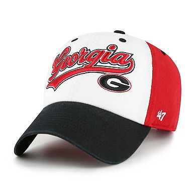 Youth '47 White Georgia Bulldogs Scooter Clean Up Adjustable Hat