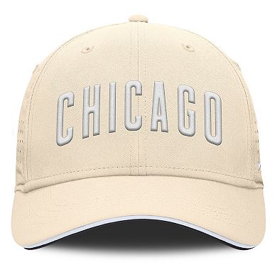 Men's Nike Cream Chicago Cubs Rise Performance Flex Hat