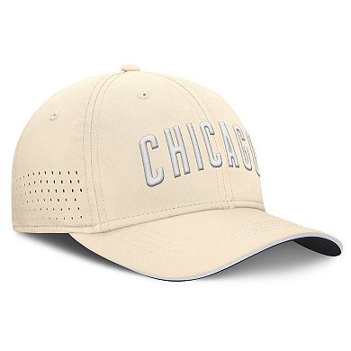 Men's Nike Cream Chicago Cubs Rise Performance Flex Hat