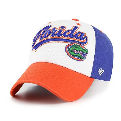 Youth '47 White Florida Gators Scooter Clean Up Adjustable Hat