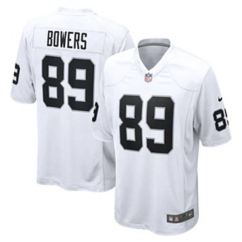 Men's Nike Brock Bowers White Las Vegas Raiders Game Jersey