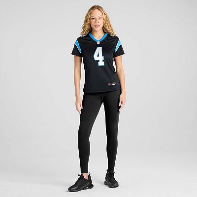 Women's Nike Tetairoa McMillan Black Carolina Panthers Team Game