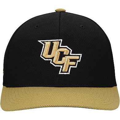 Men's Top of the World Black/Gold UCF Knights Reflex 2-Tone Flex Hat
