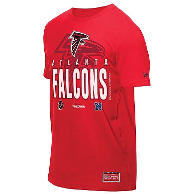 Men's New Era Red Atlanta Falcons 2025 NFL Training Camp T-Shirt