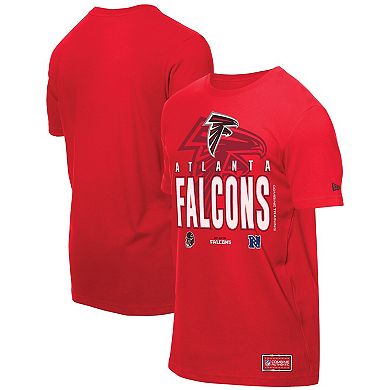 Men's New Era Red Atlanta Falcons 2025 NFL Training Camp T-Shirt