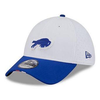 Men's New Era White/Royal Buffalo Bills 2025 NFL Training Camp 39THIRTY Flex Hat