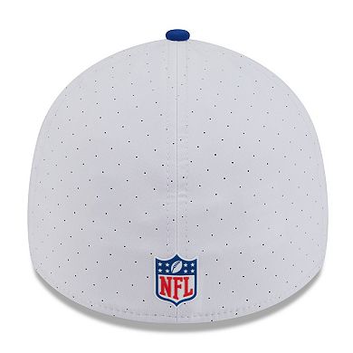 Men's New Era White/Royal Buffalo Bills 2025 NFL Training Camp 39THIRTY Flex Hat