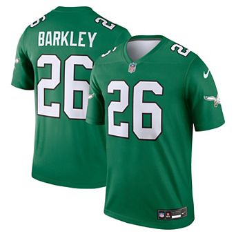Men's Nike Saquon Barkley Kelly Green Philadelphia Eagles Legend Player Performance Top