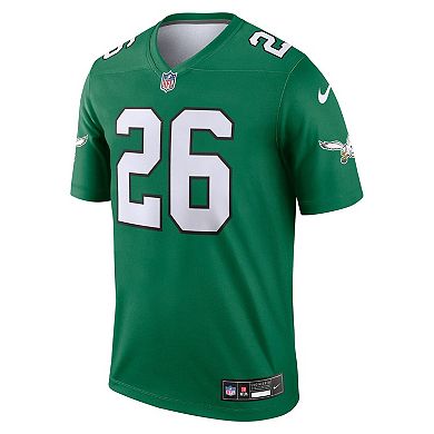 Men's Nike Saquon Barkley Kelly Green Philadelphia Eagles Legend Player Performance Top
