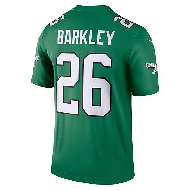 Men's Nike Saquon Barkley Kelly Green Philadelphia Eagles Legend Player Performance Top