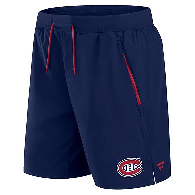 Men's Fanatics Navy Montreal Canadiens Authentic Pro Rink Performance Shorts