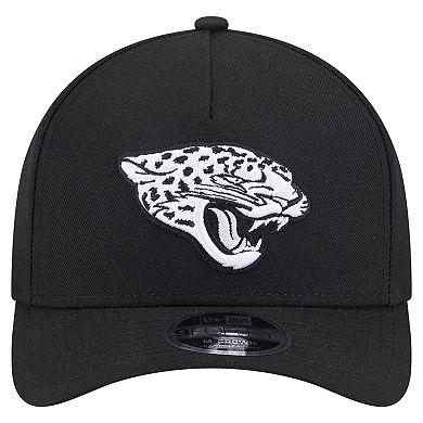 Men's New Era Black Jacksonville Jaguars Team Collection 9FORTY M-Crown A-Frame Adjustable Hat