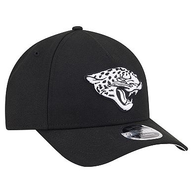 Men's New Era Black Jacksonville Jaguars Team Collection 9FORTY M-Crown A-Frame Adjustable Hat