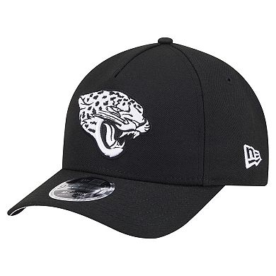 Men's New Era Black Jacksonville Jaguars Team Collection 9FORTY M-Crown A-Frame Adjustable Hat