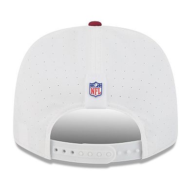 Men's New Era White/Burgundy Washington Commanders 2025 NFL Training Camp 9SEVENTY Adjustable Hat