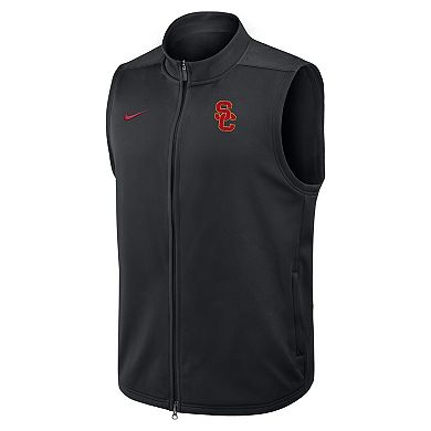 Men's Nike Black USC Trojans Primetime Victory Performance Full-Zip Vest