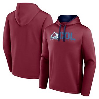 Men's Burgundy Colorado Avalanche Head Start Pullover Hoodie
