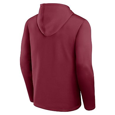 Men's Logo Athletic Burgundy Colorado Avalanche Head Start Pullover Hoodie