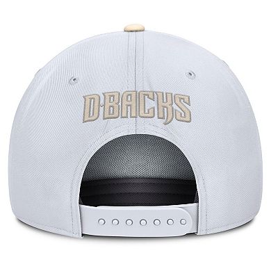 Men's Nike White/Cream Arizona Diamondbacks Pro Performance Snapback Hat