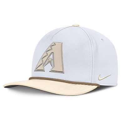 Men's Nike White/Cream Arizona Diamondbacks Pro Performance Snapback Hat
