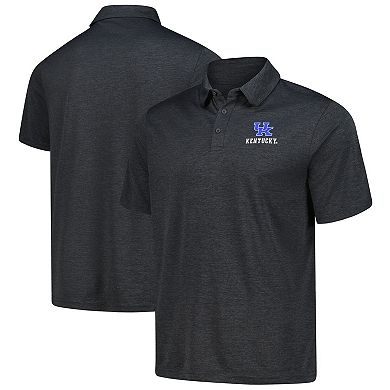 Men's Heather Charcoal Kentucky Wildcats Carbon Polo