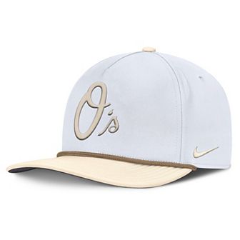 Men's Nike White/Cream Baltimore Orioles Pro Performance Snapback Hat