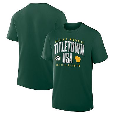 Men's Fanatics Green Green Bay Packers Hometown True Favorite T-Shirt