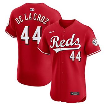 Men's Nike Elly De La Cruz Red Cincinnati Reds Alternate Elite Jersey