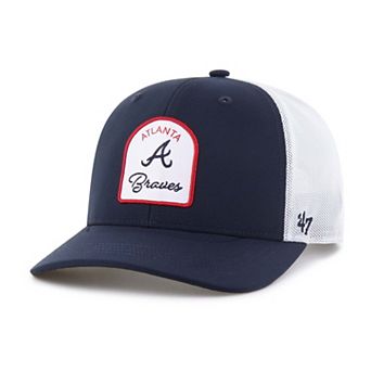 Men's '47 Navy Atlanta Braves Gimmie Golf Trucker Adjustable Hat