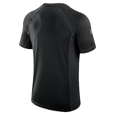 Men's Fanatics Black Anaheim Ducks Authentic Pro Rink Tech T-Shirt